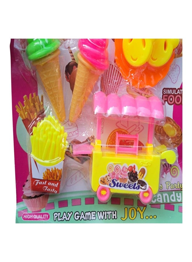 JNiL Ice Cream Set Toy Mini Kitchen Set Toy Food Set Toy Beautiful Design for Kids, Boys & Girls ( Multicolour ) - Image 4